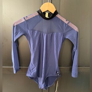 Bodile Estella leotard, never worn. XS/S, beautiful Prussian Blue (detail photo)